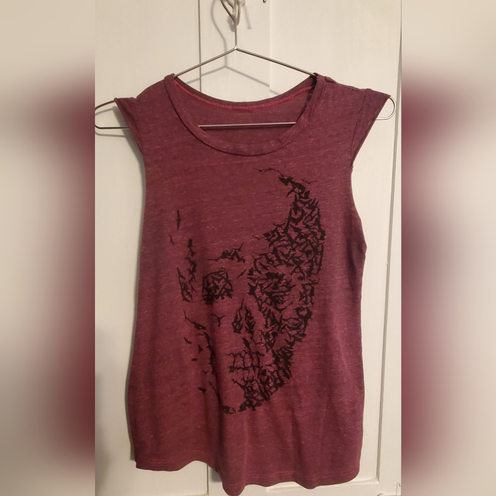 Vintage Punk Rock, Skull Birds Tank